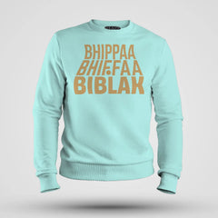 Bhippa Bhiffa Biblak Men/Unisex Sweatshirt in Mint Color