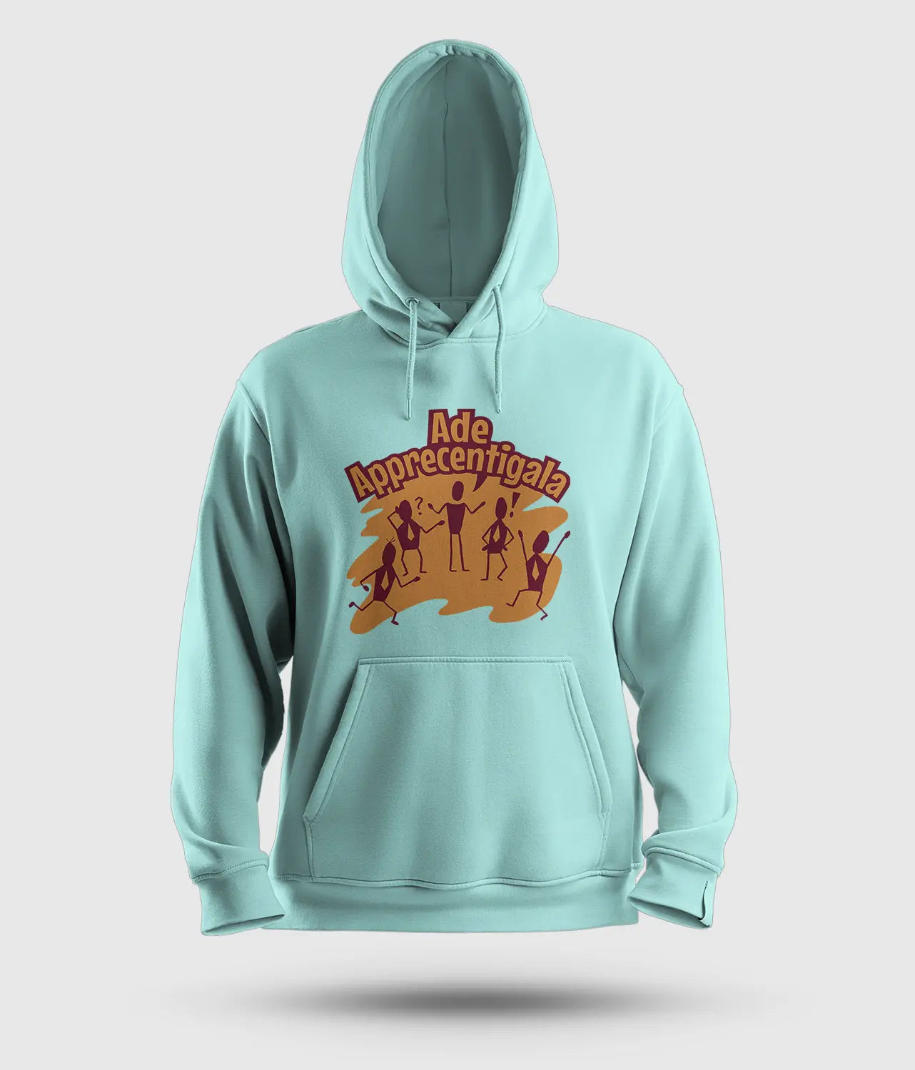 Ade Apprecentingala Men/Unisex Hoodie in Mint Color