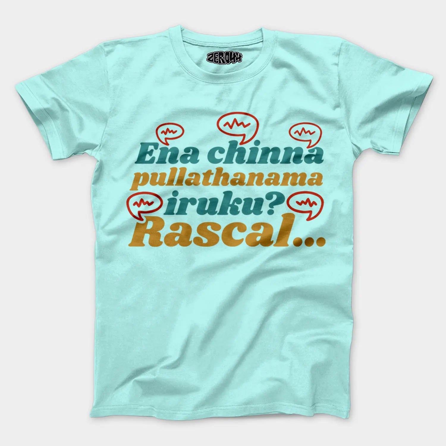 Ena Chinna Pulla Thanama Iruku Rascal Men/Unisex T-Shirt in Mint Color