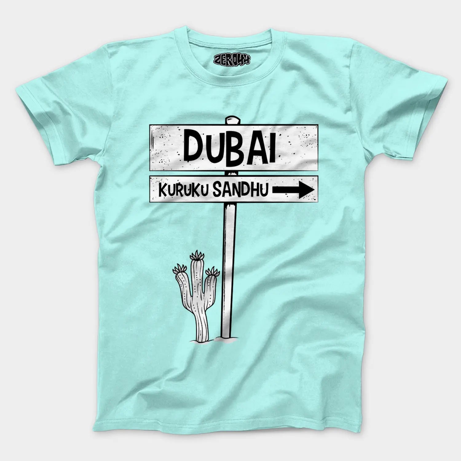 Dubai Kuruku Sandhu Men/Unisex T-Shirt in Mint Color