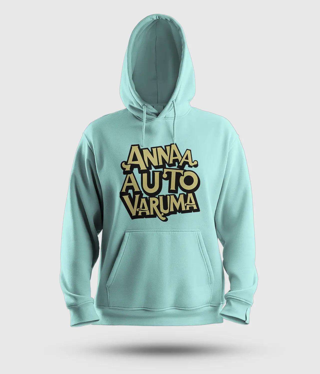 Anna Auto Varuma Men/Unisex Hoodie in Mint Color