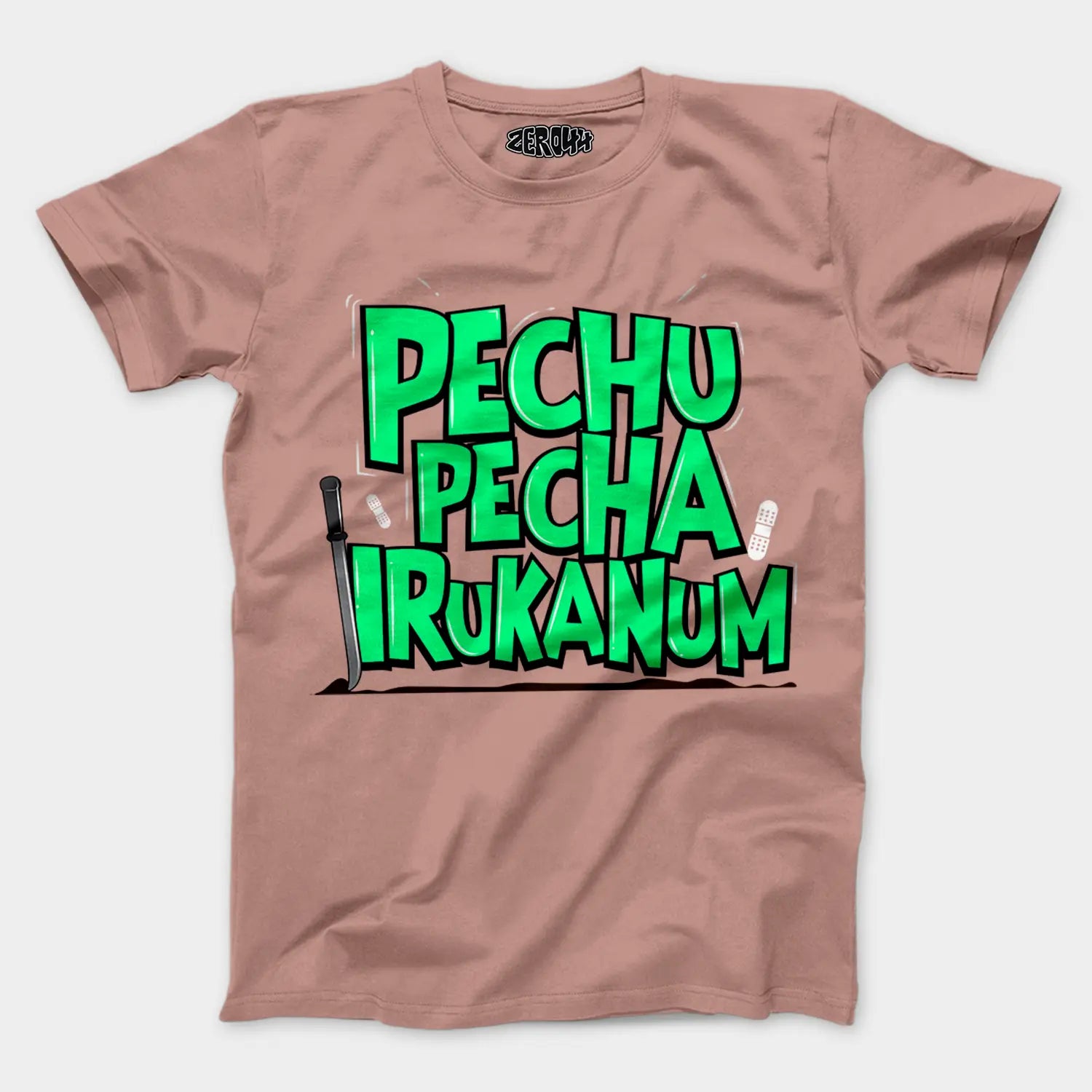 Pechu Pecha Irrukanum Men/Unisex T-Shirt in Mushroom Color