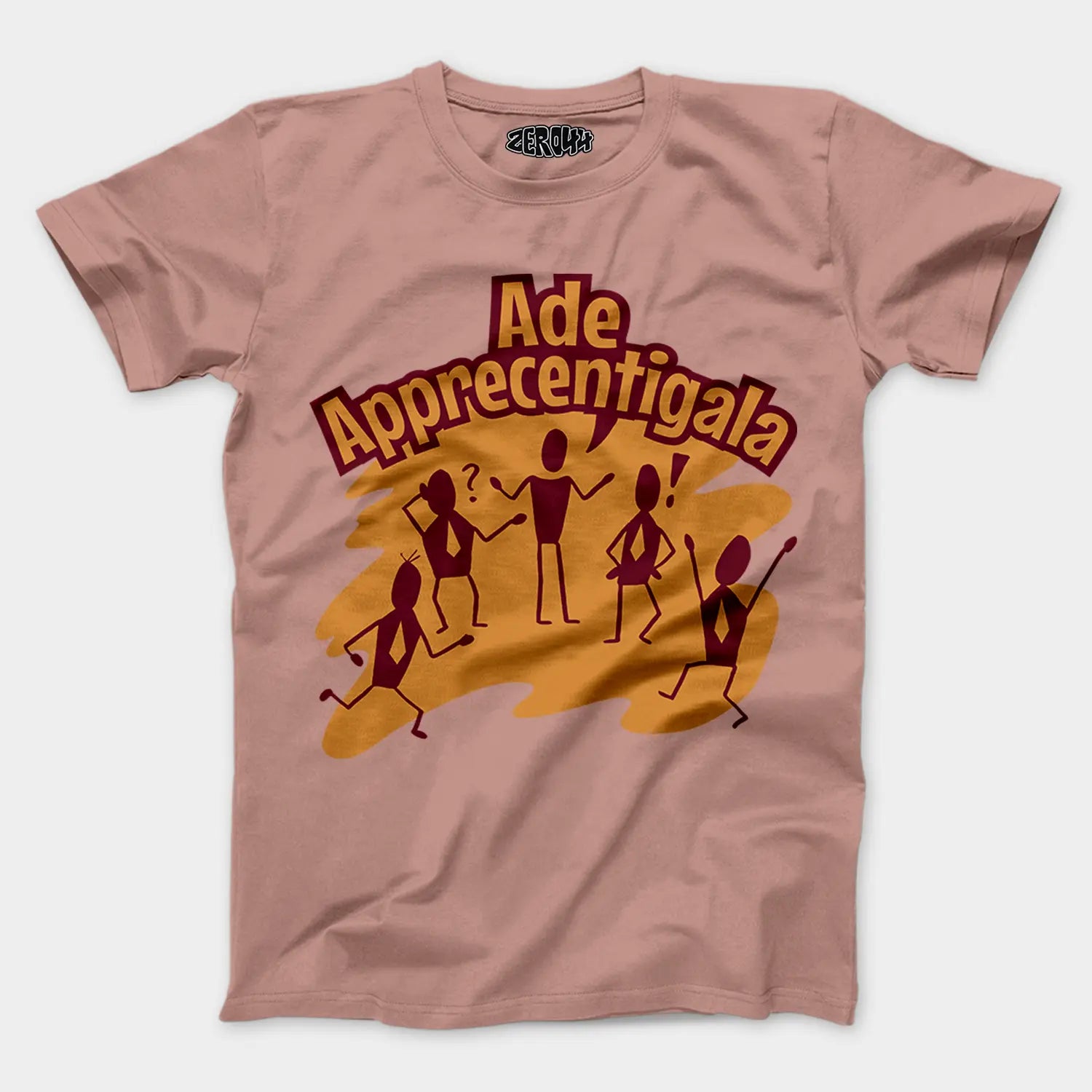 Ade Apprecentingala Men/Unisex T-Shirt in Mushroom Color