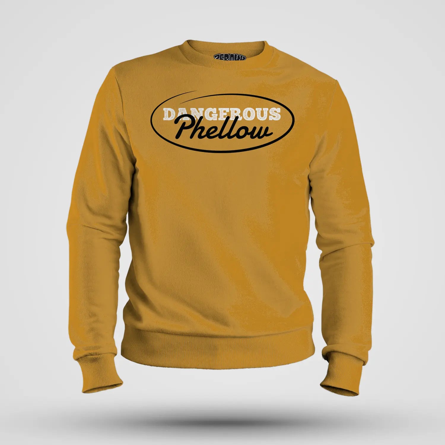 Dangerous Phellow Men/Unisex Sweatshirt in Mustard Yellow Color