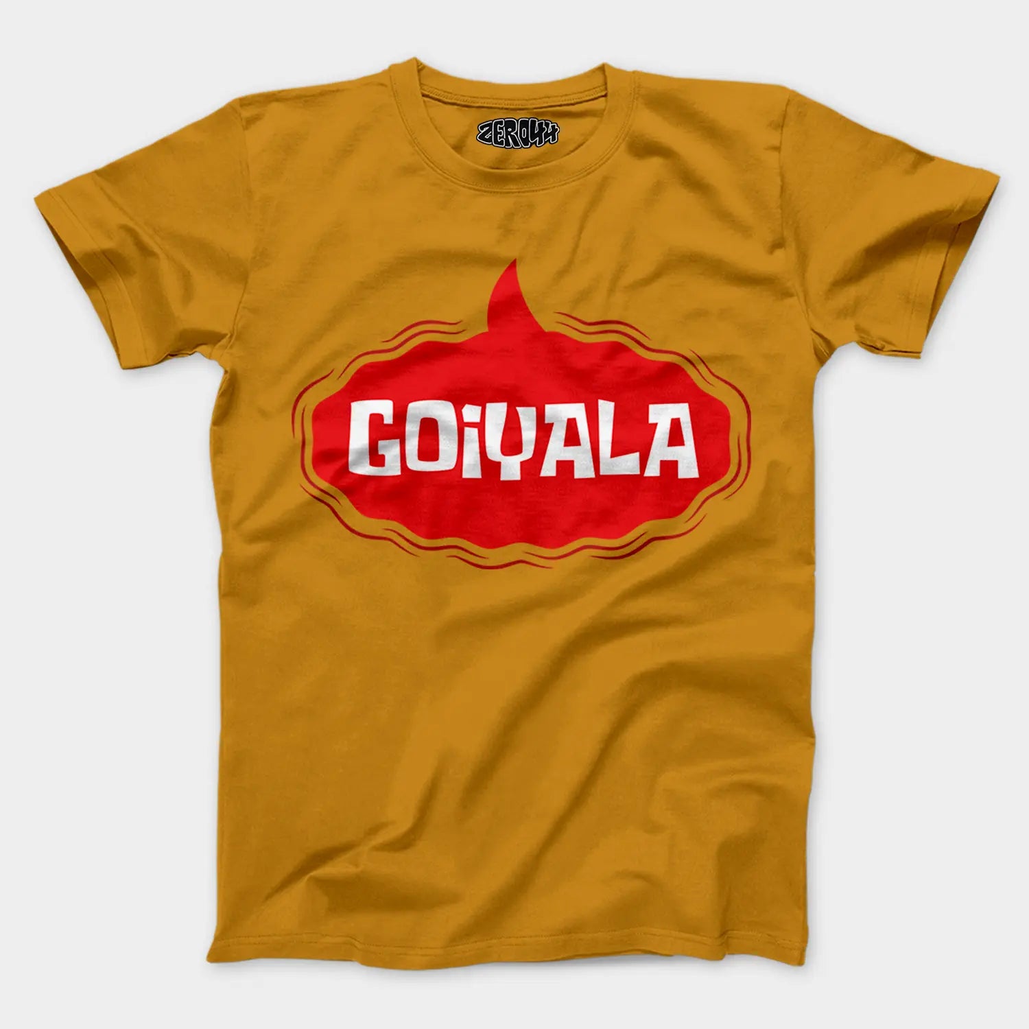 Goiyala Men/Unisex T-Shirt in Mustard Yellow Color