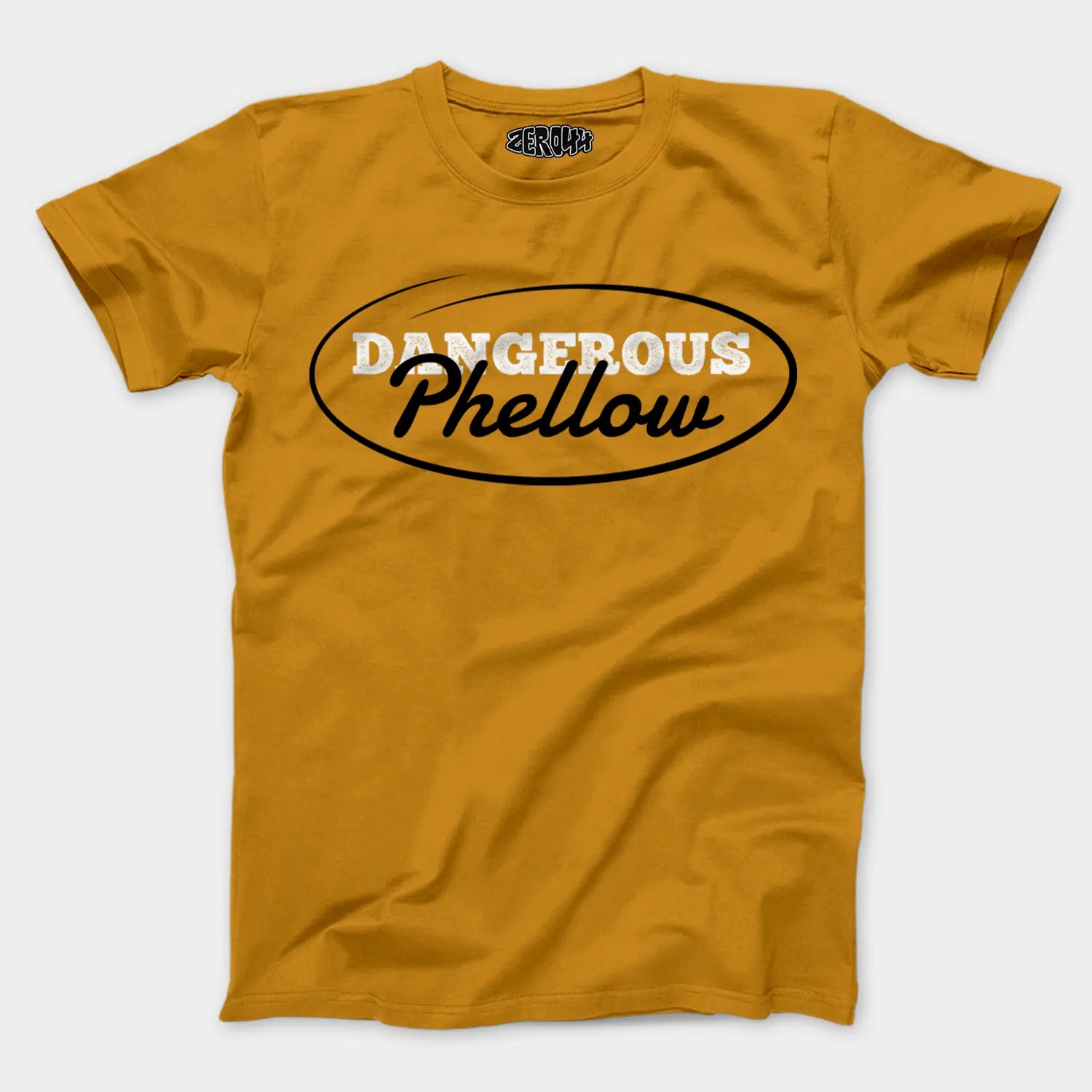 Dangerous Phellow Men/Unisex T-Shirt in Mustard Yellow Color