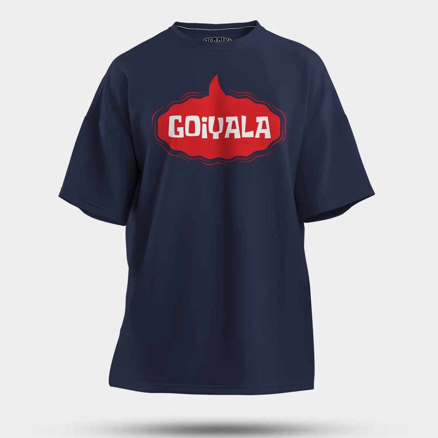 Goiyala Men/Unisex Oversized T-Shirt in Navy Blue Color