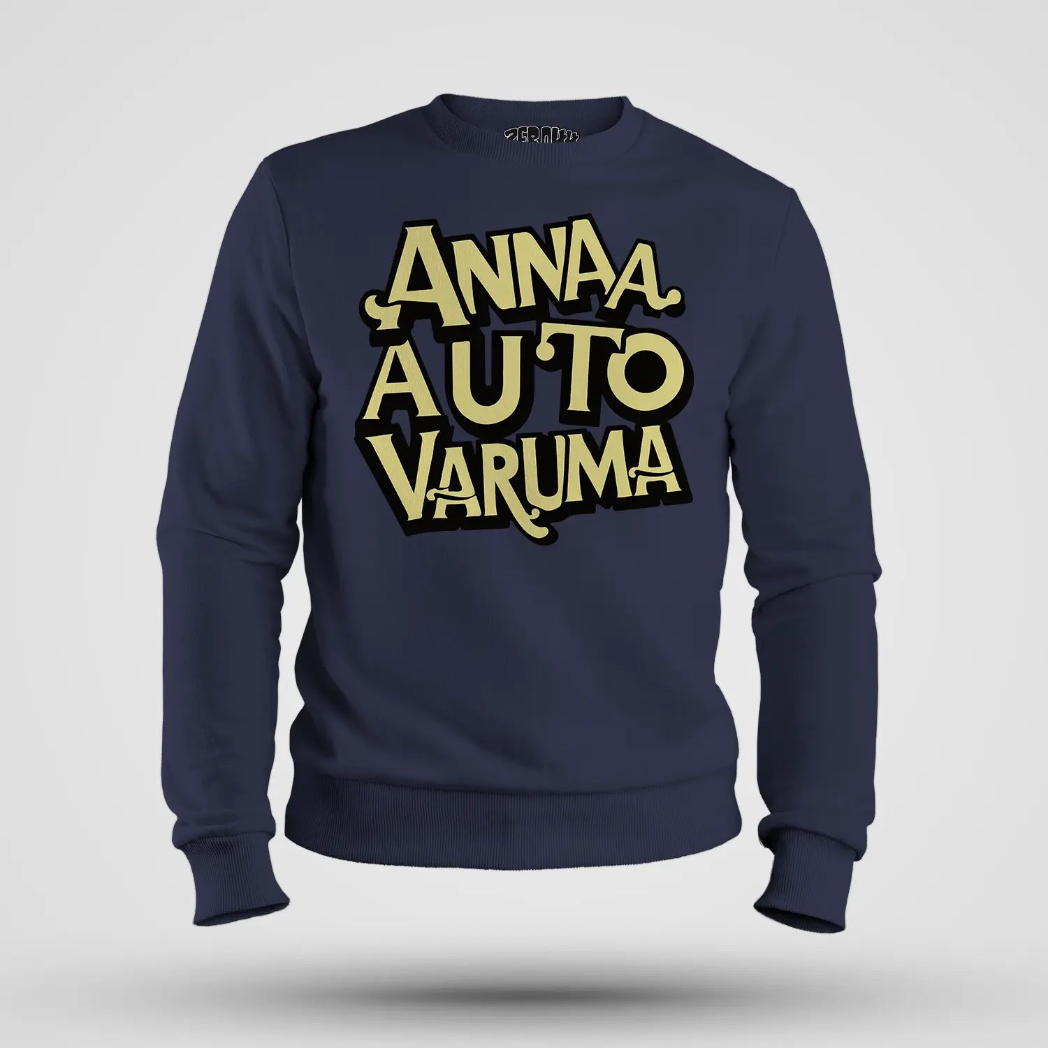 Anna Auto Varuma Men/Unisex Sweatshirt in Navy Blue Color