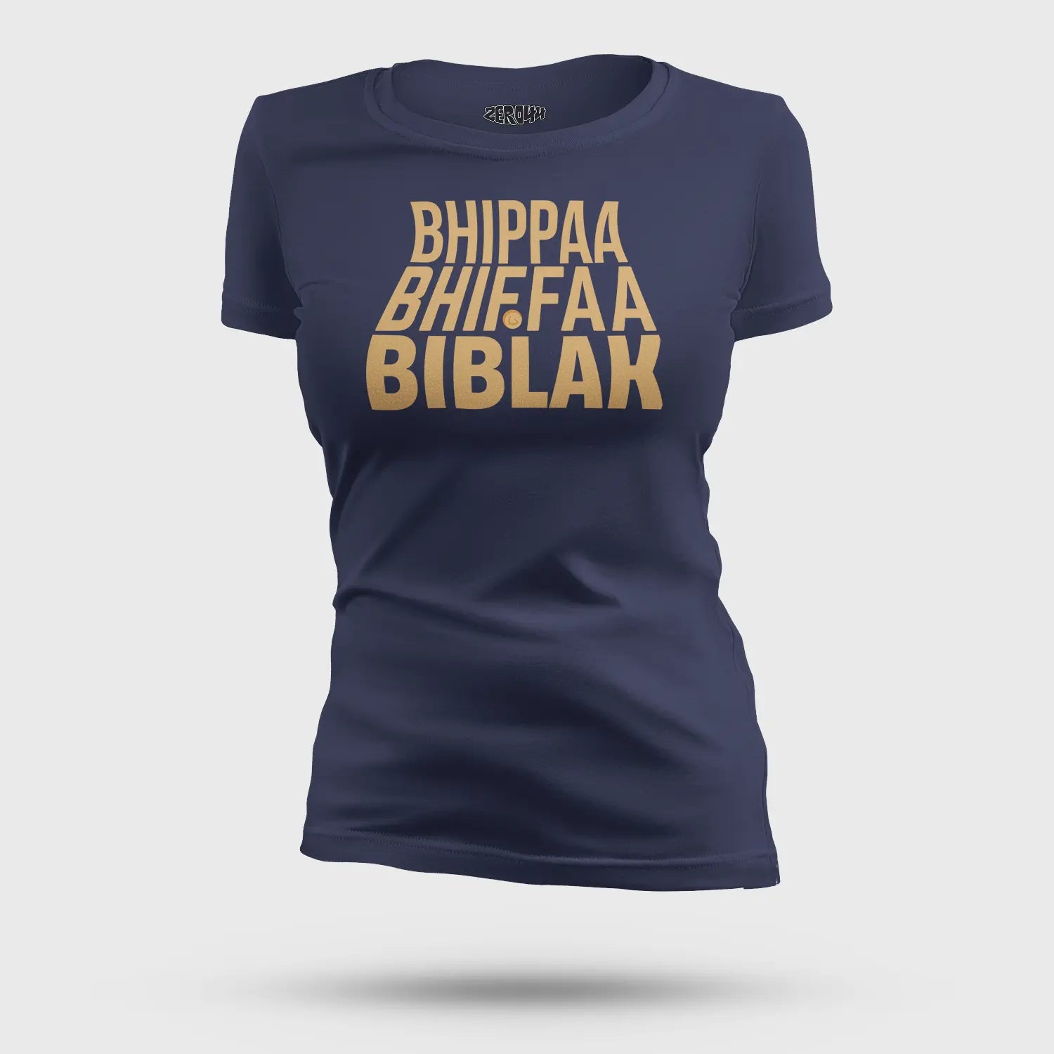 Bhippa Bhiffa Biblak Women's T-Shirt in Navy Blue Color