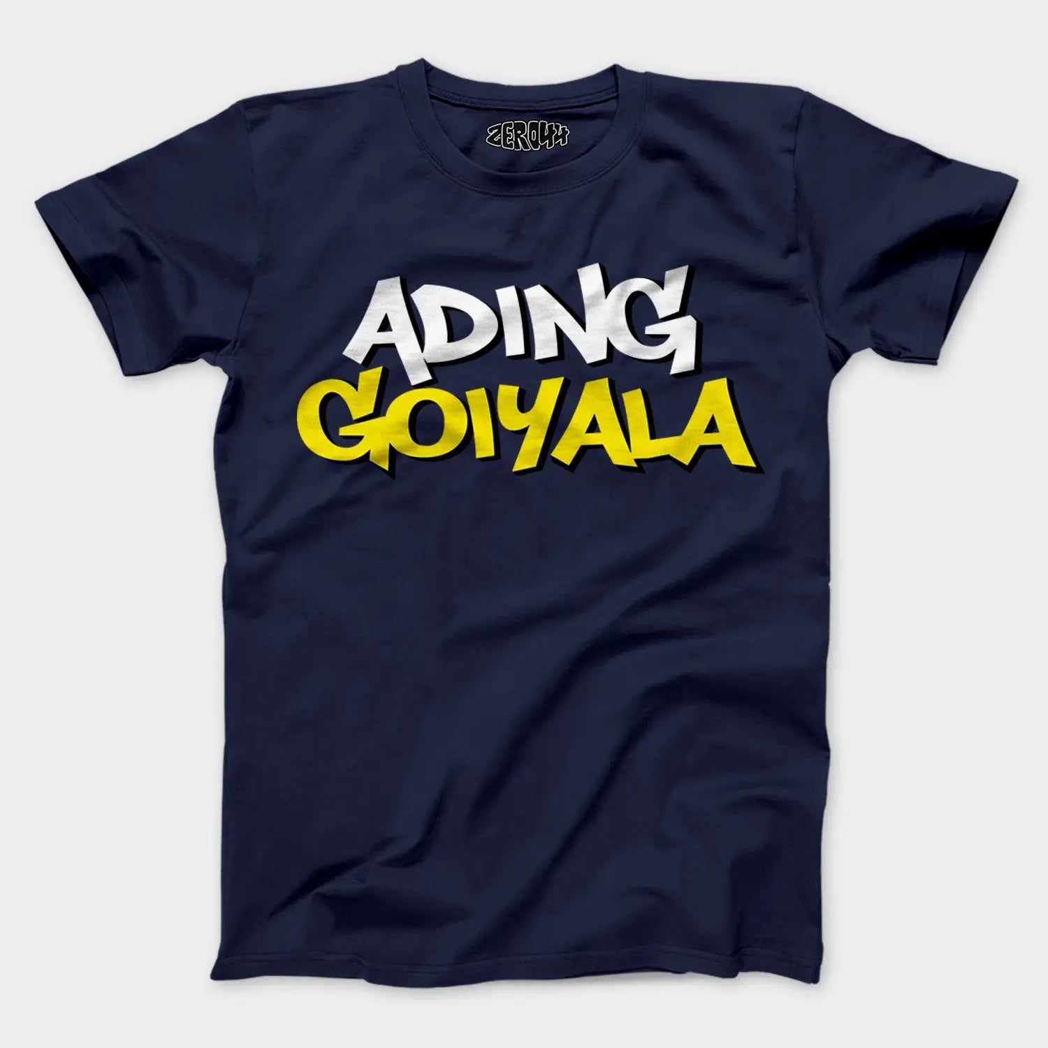 Ading Goiyala Men/Unisex T-Shirt in Navy Blue Color