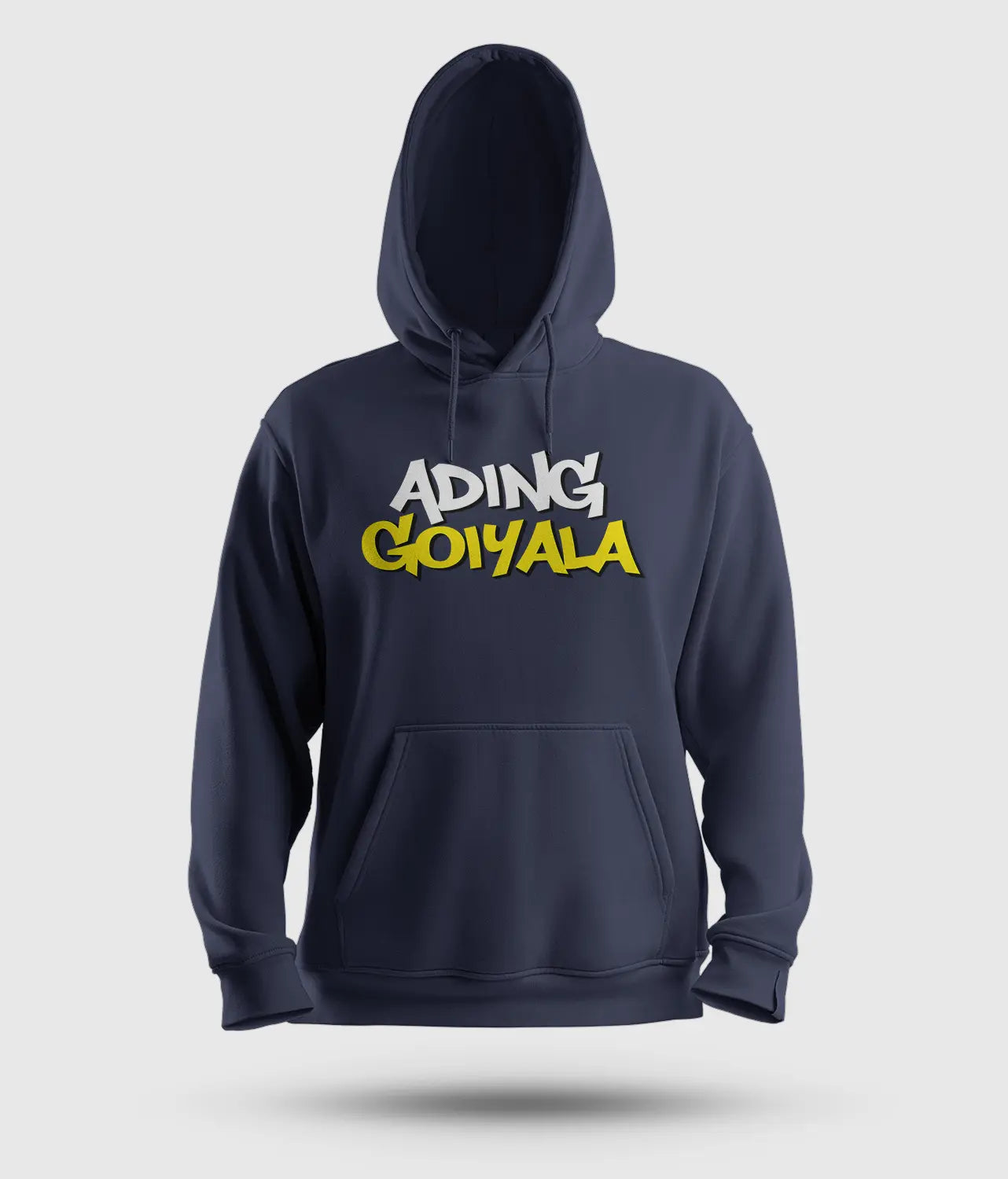 Ading Goiyala Men/Unisex Hoodie in Navy Blue Color