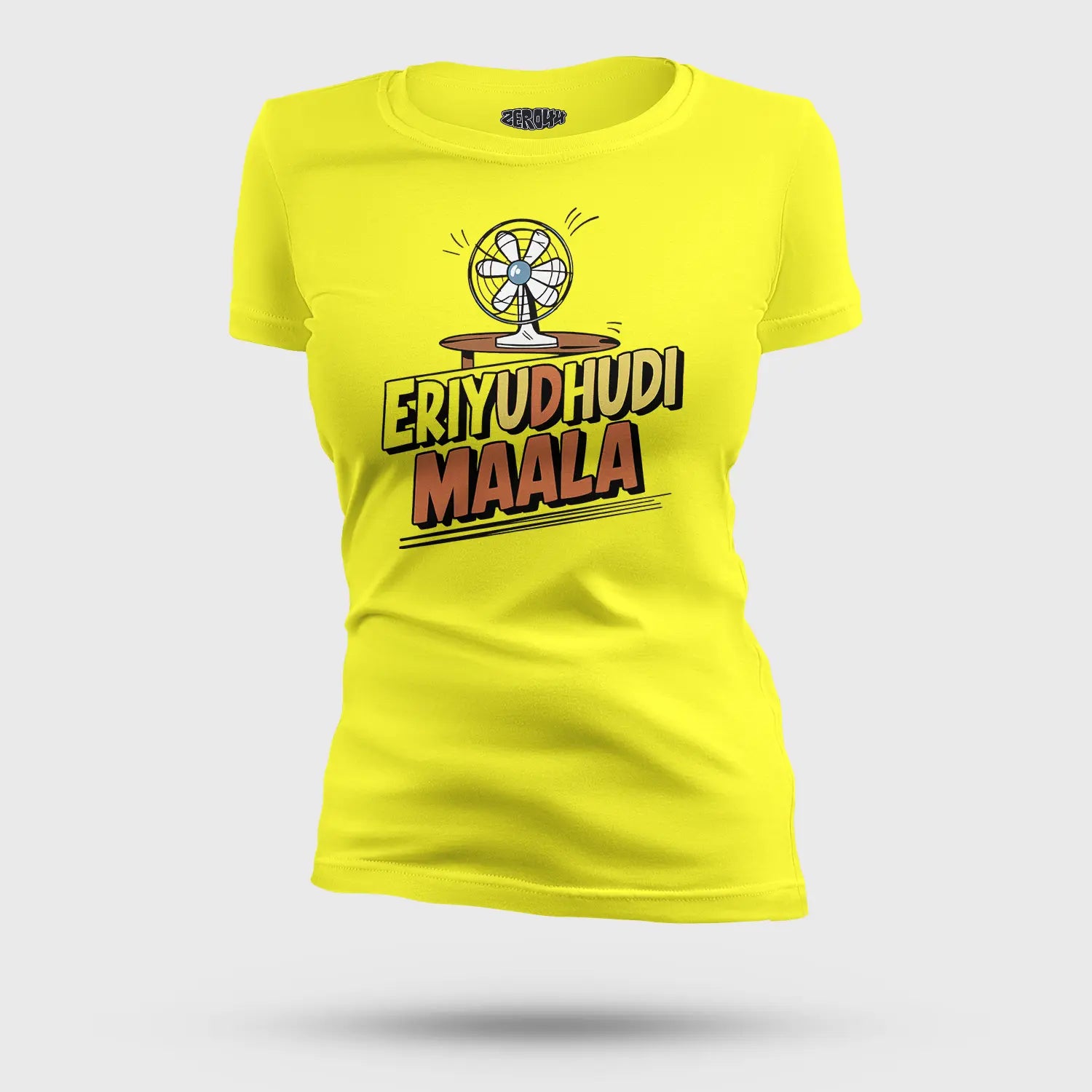 Eriyudhudi Maala Women's T-Shirt in New Yellow Color