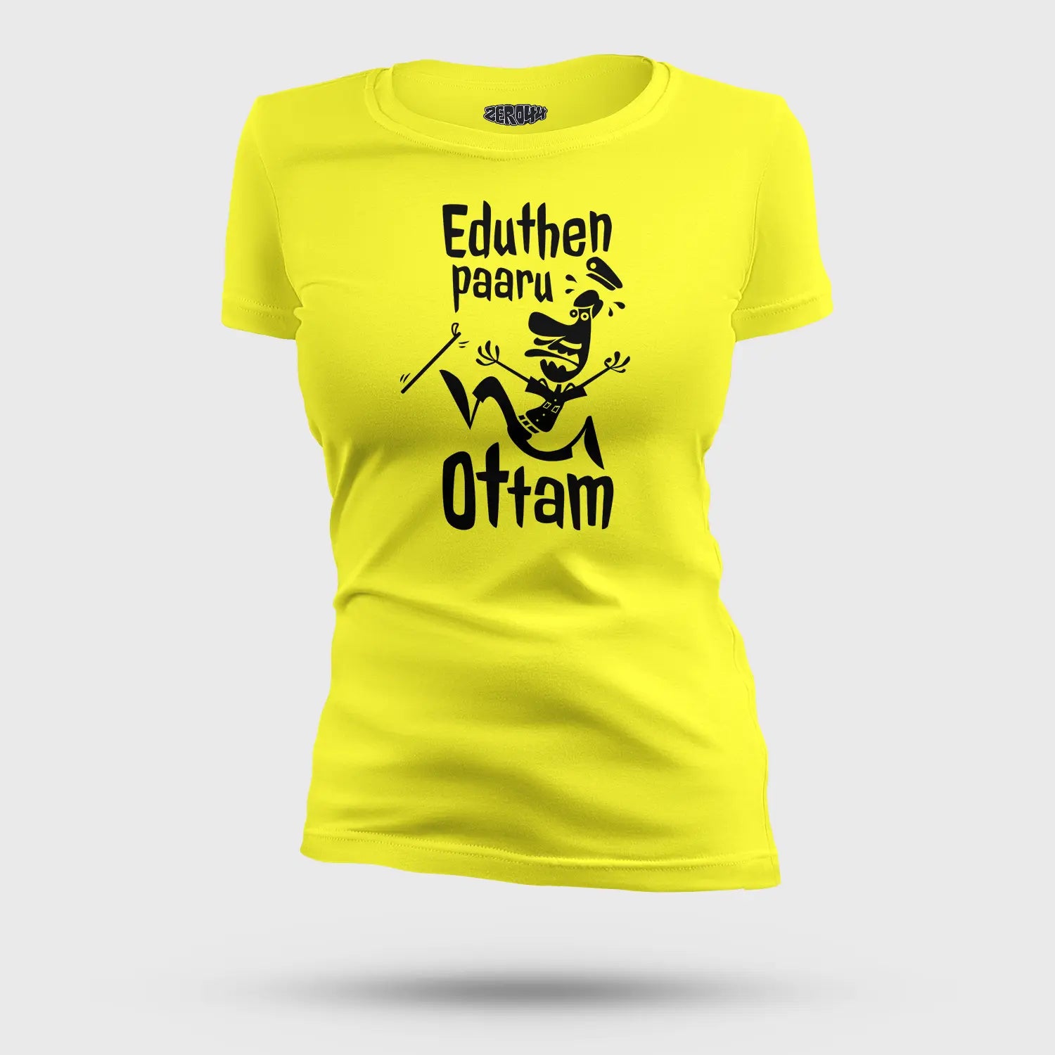 Eduthen Paaru Ottam Women's T-Shirt in New Yellow Color