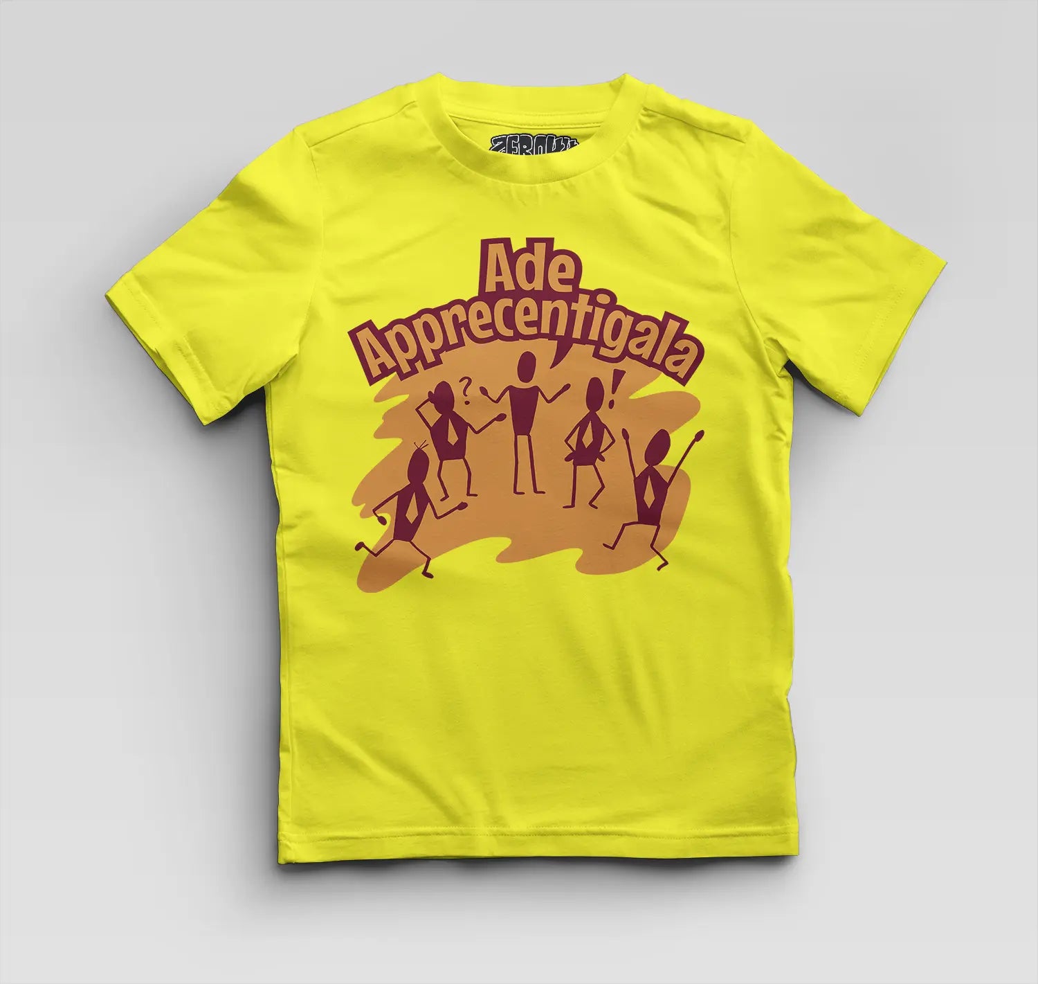 Ade Apprecentingala Boys Round Neck T-Shirt in New Yellow Color