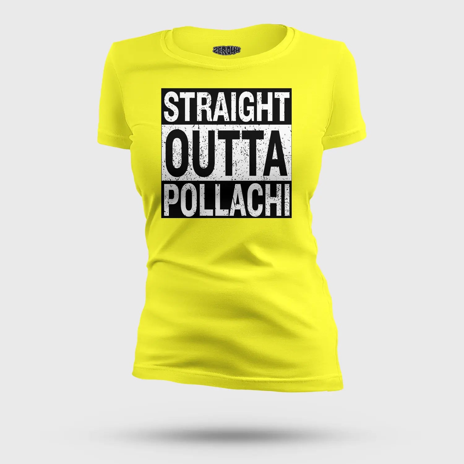 Straight Outta Pollachi Women's T-Shirt in New Yellow Color