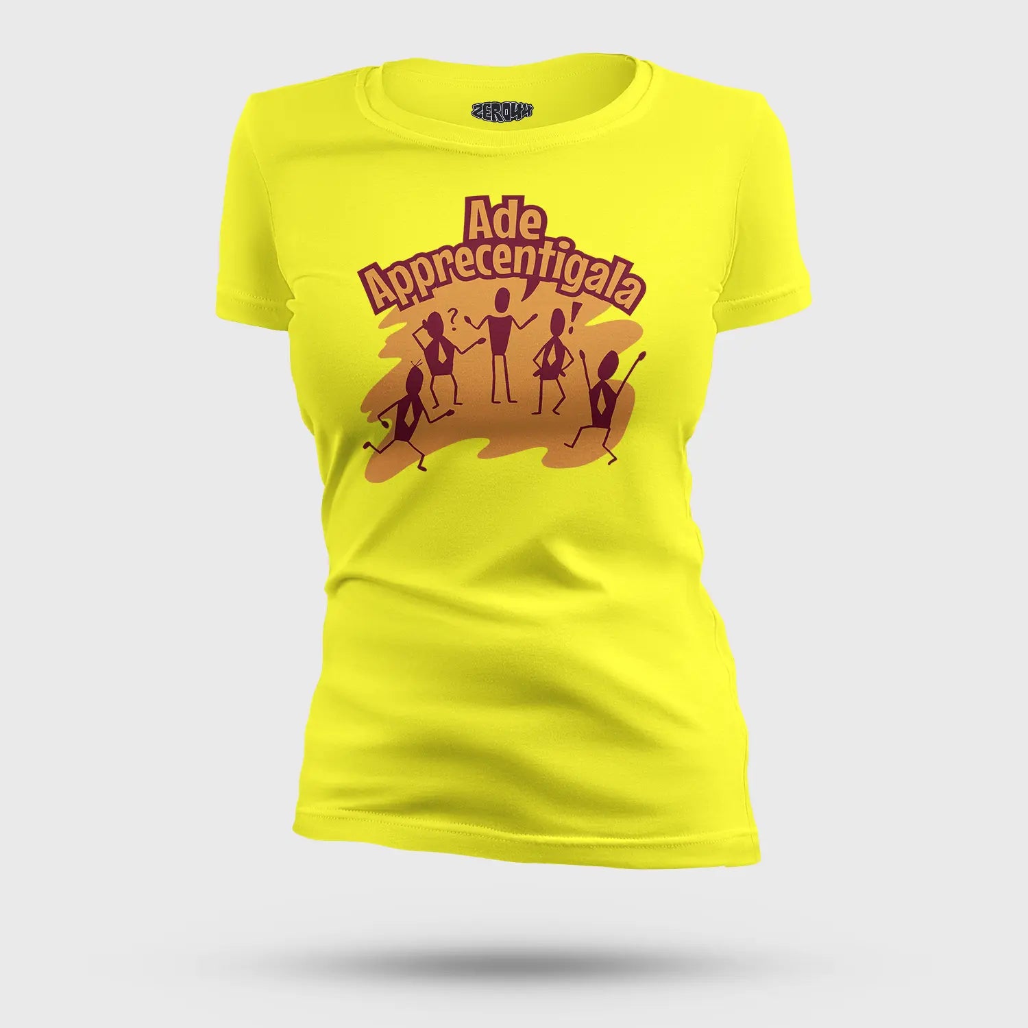 Ade Apprecentingala Women's T-Shirt in New Yellow Color
