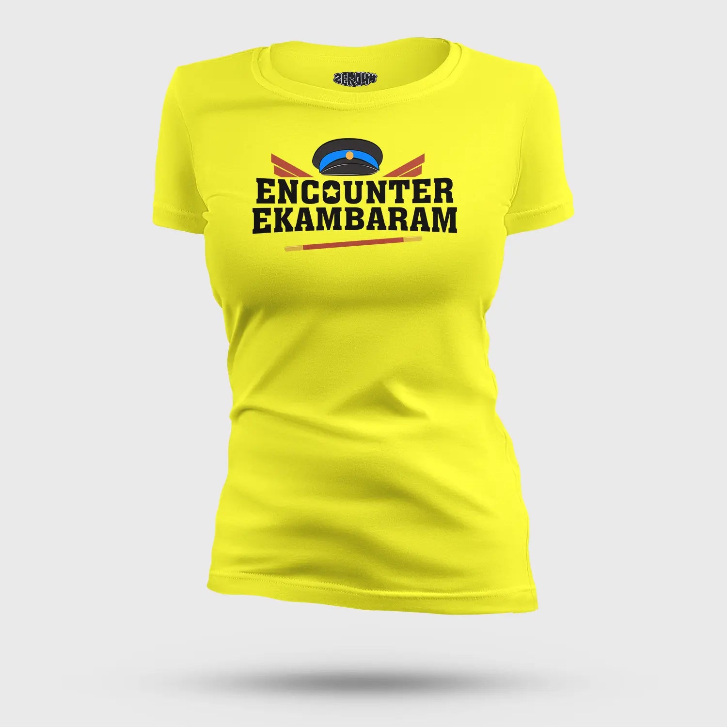 Encounter Ekambaram Women's T-Shirt in New Yellow Color