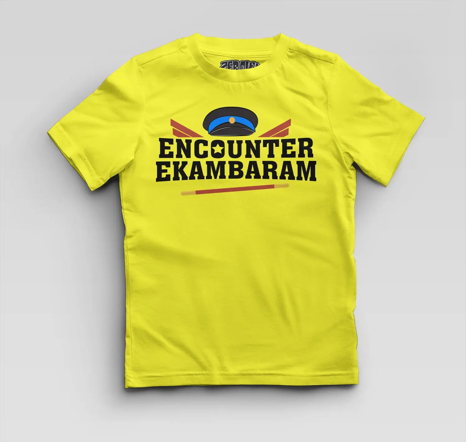Encounter Ekambaram Boys Round Neck T-Shirt in New Yellow Color