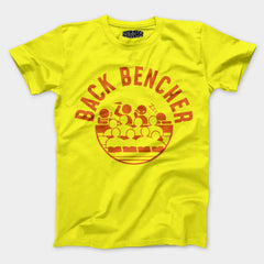 Back Bencher Men/Unisex T-Shirt in New Yellow Color