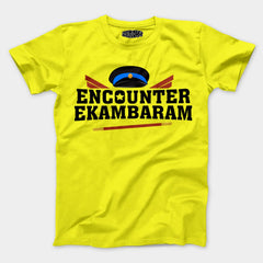 Encounter Ekambaram Men/Unisex T-Shirt in New Yellow Color