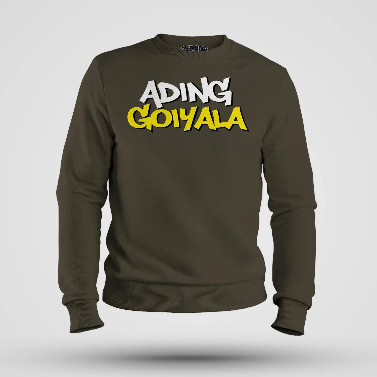 Ading Goiyala Men/Unisex Sweatshirt in Olive Green Color