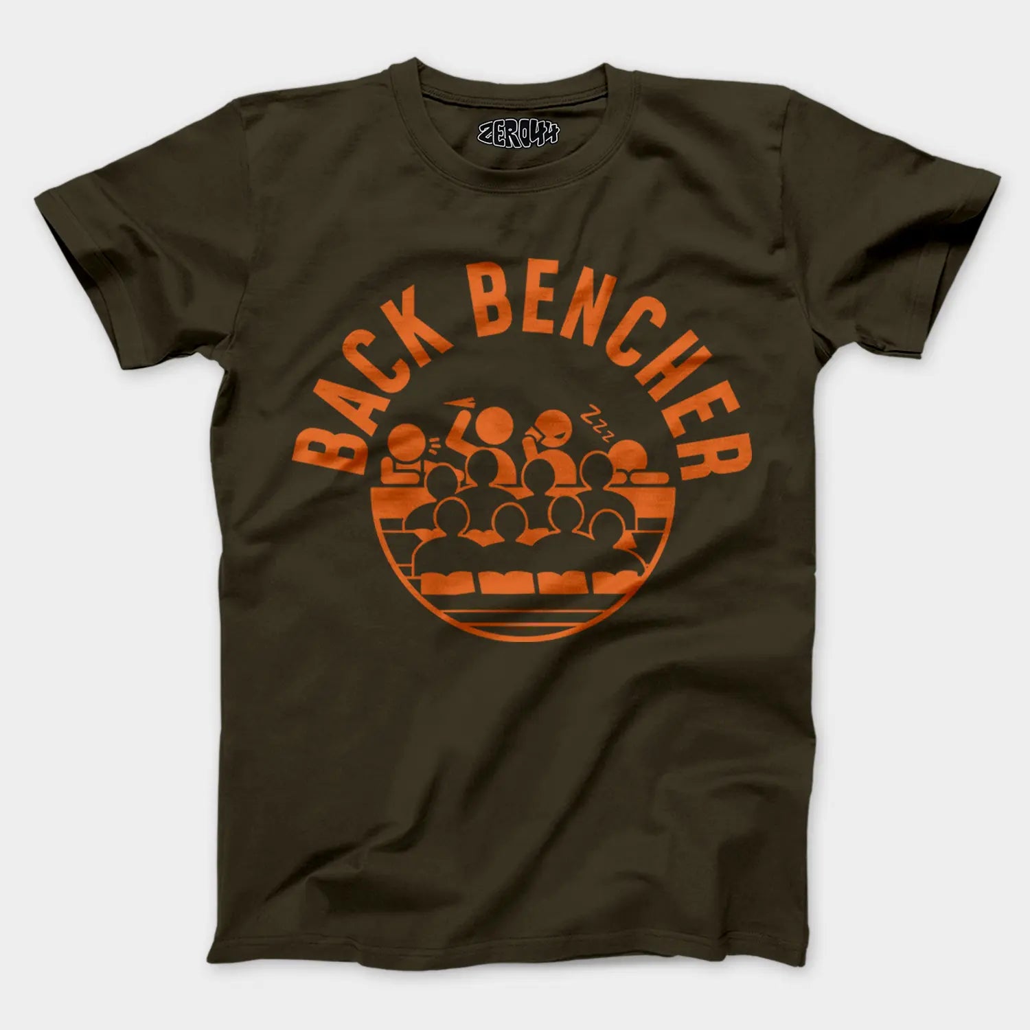 Back Bencher Men/Unisex T-Shirt in Olive Green Color
