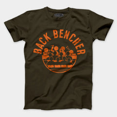 Back Bencher Men/Unisex T-Shirt in Olive Green Color