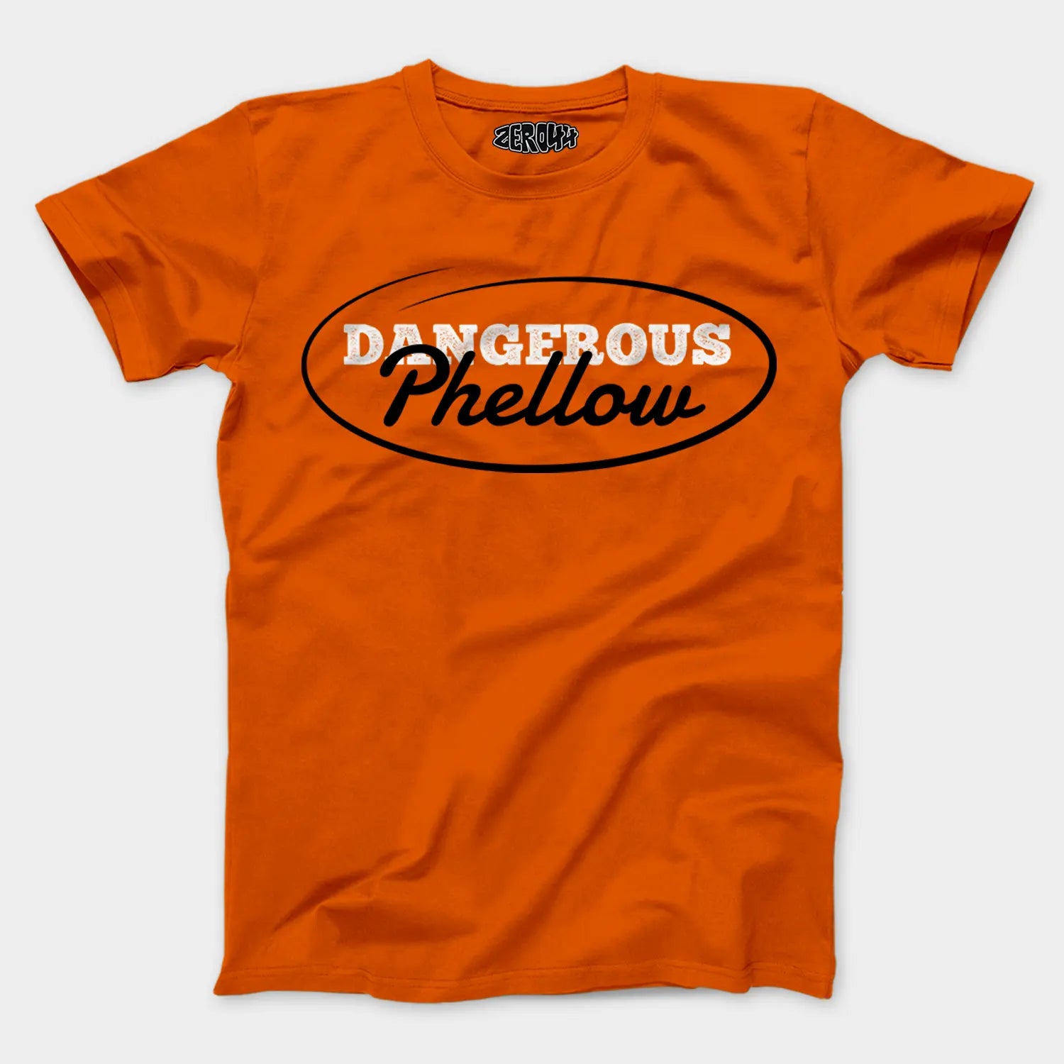 Dangerous Phellow Men/Unisex T-Shirt in Orange Color