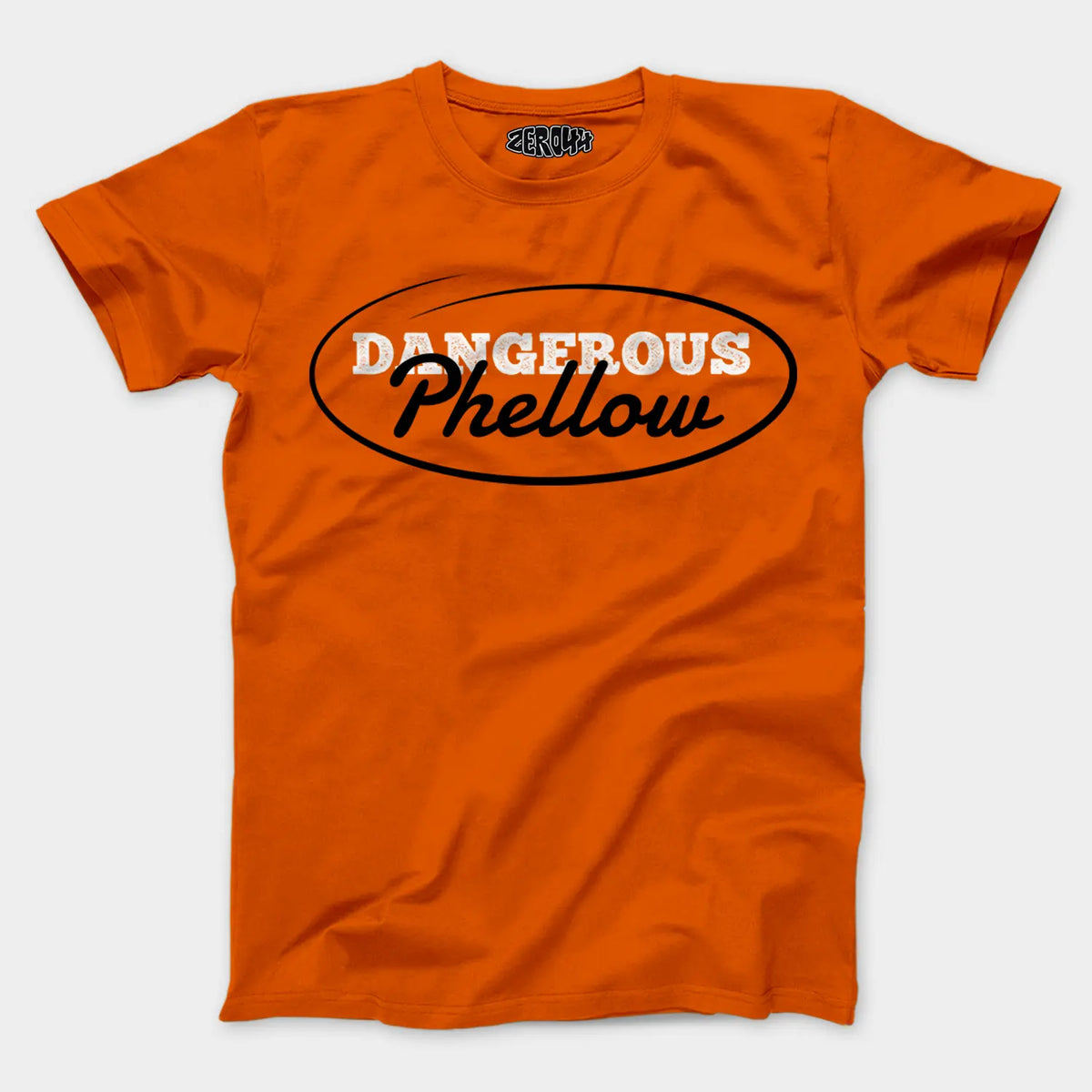 Dangerous Phellow Men/Unisex T-Shirt in Orange Color