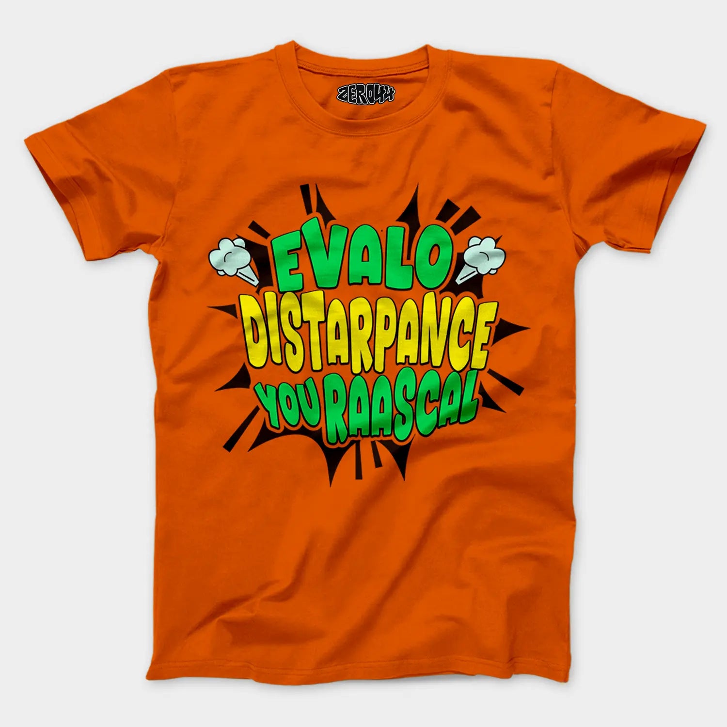 Evalo Distarpance You Raascal Men/Unisex T-Shirt in Orange Color