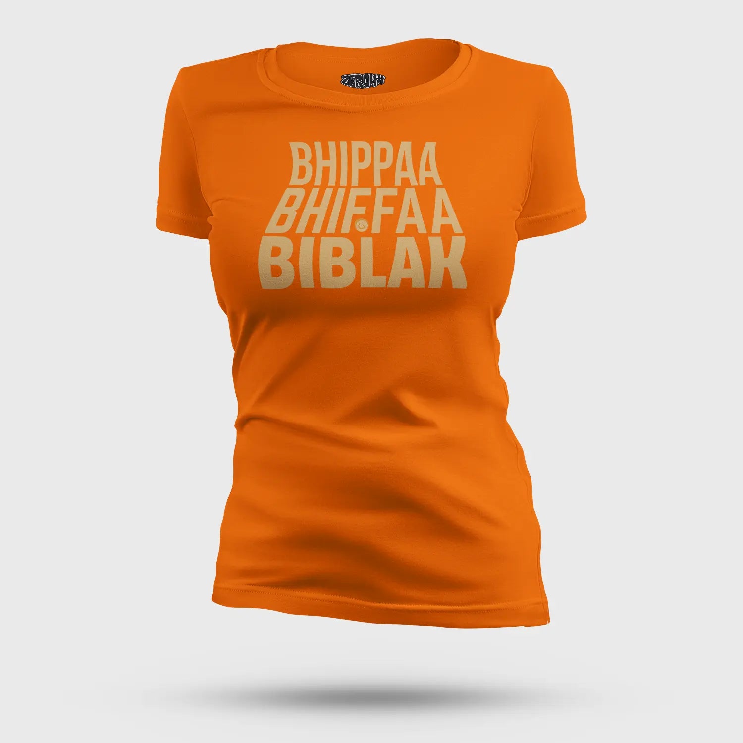Bhippa Bhiffa Biblak Women's T-Shirt in Orange Color
