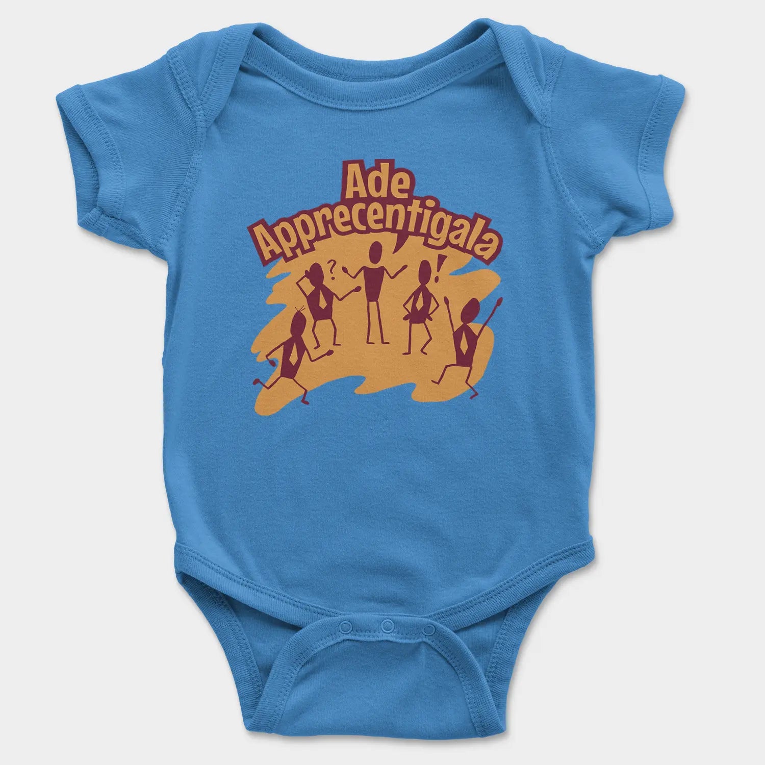 Ade Apprecentingala Onesie/Romper in Orchid Blue Color