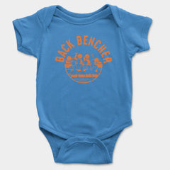 Back Bencher Onesie/Romper in Orchid Blue Color