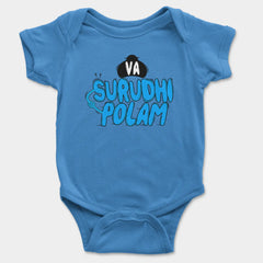 Va Surudhi Polam Onesie/Romper in Orchid Blue Color