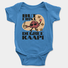 But First Degree Kaapi Onesie/Romper in Orchid Blue Color