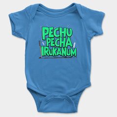 Pechu Pecha Irrukanum Onesie/Romper in Orchid Blue Color
