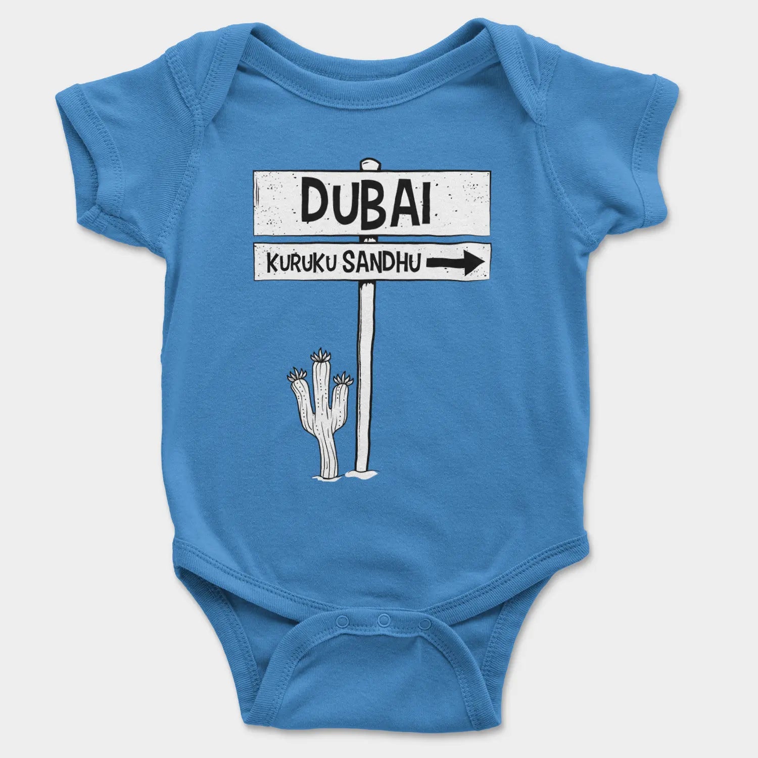 Dubai Kuruku Sandhu Onesie/Romper in Orchid Blue Color