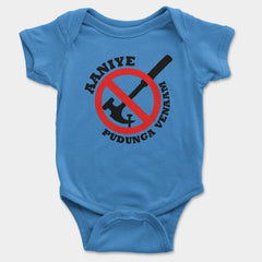 Aaniye Pudunga Venaam Onesie/Romper in Orchid Blue Color
