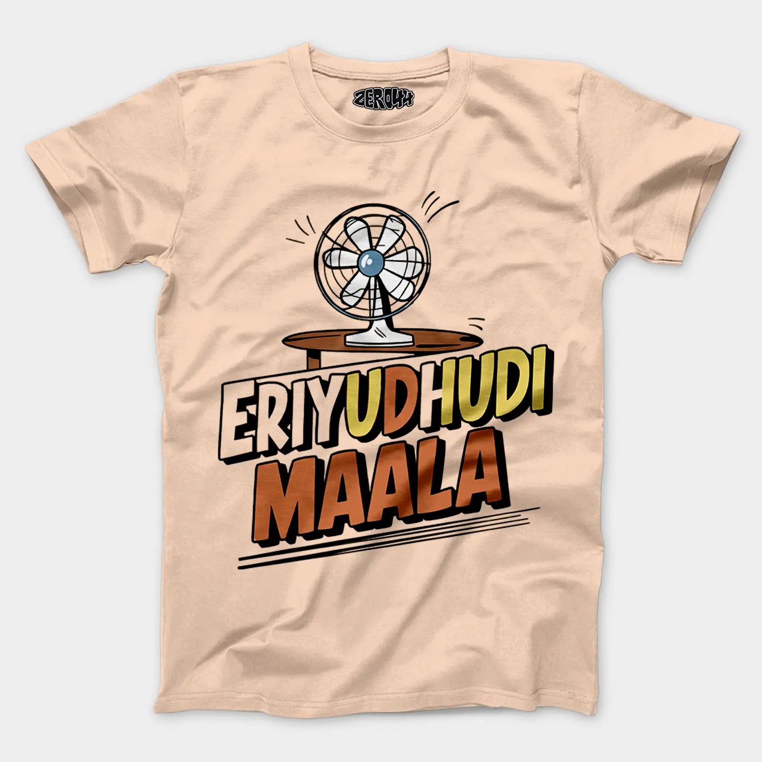 Eriyudhudi Maala Men/Unisex T-Shirt in Peach Color