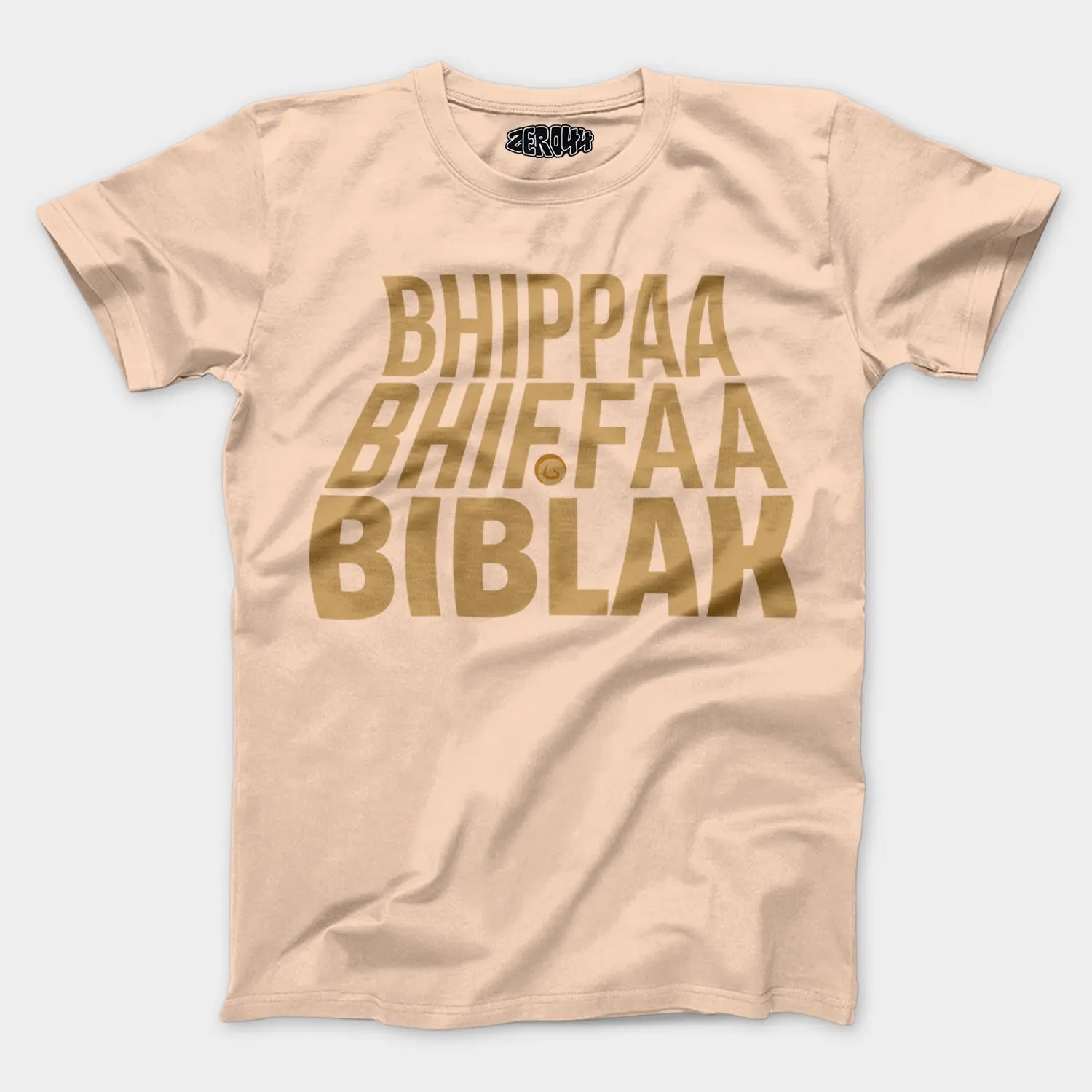 Bhippa Bhiffa Biblak Men/Unisex T-Shirt in Peach Color
