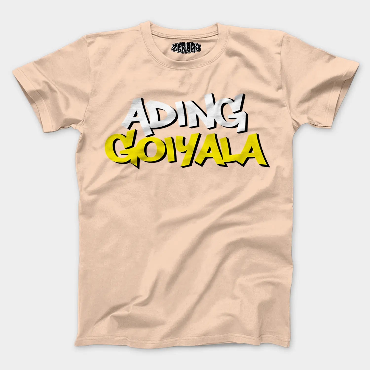 Ading Goiyala Men/Unisex T-Shirt in Peach Color