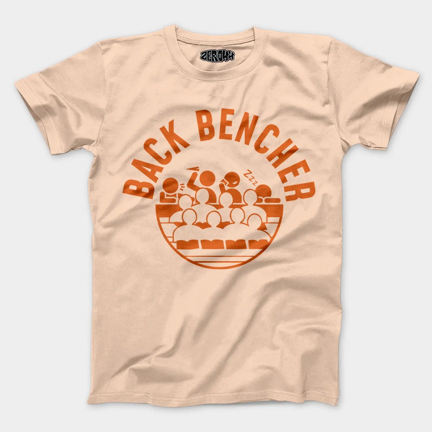 Back Bencher Men/Unisex T-Shirt in Peach Color