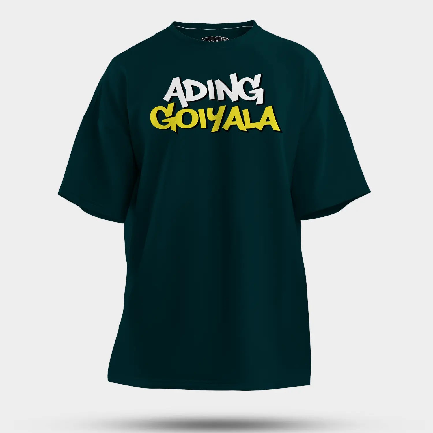 Ading Goiyala Men/Unisex Oversized T-Shirt in Petrol Blue Color