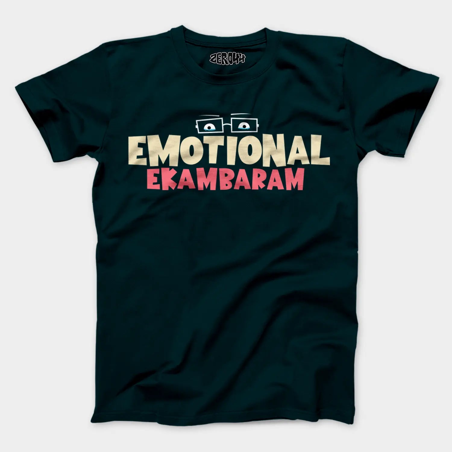 Emotional Ekambaram Men/Unisex T-Shirt in Petrol Blue Color