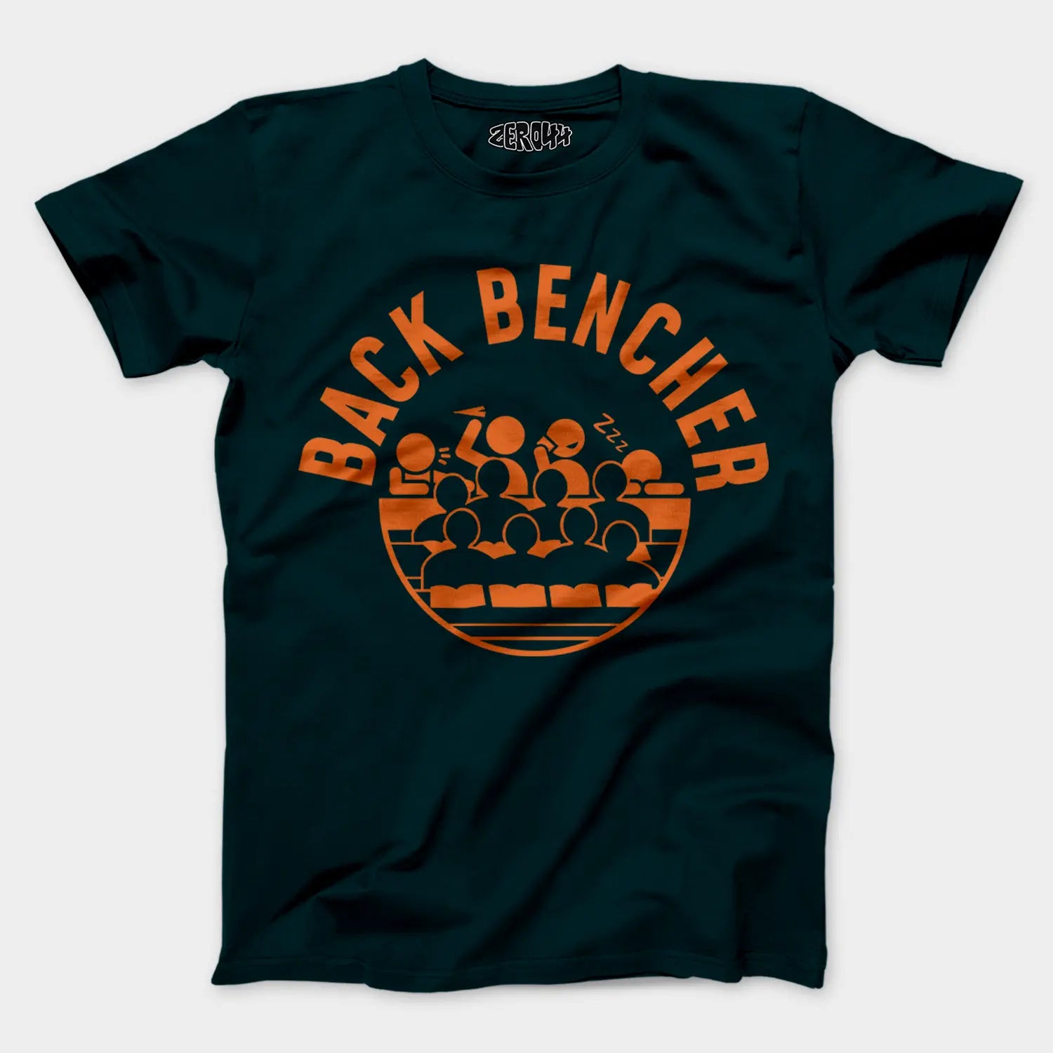 Back Bencher Men/Unisex T-Shirt in Petrol Blue Color
