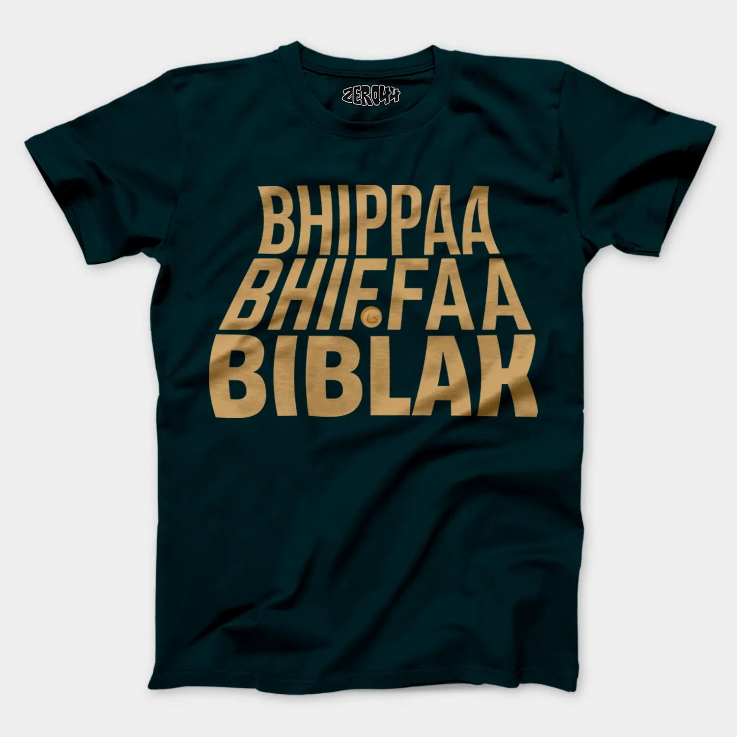 Bhippa Bhiffa Biblak Men/Unisex T-Shirt in Petrol Blue Color