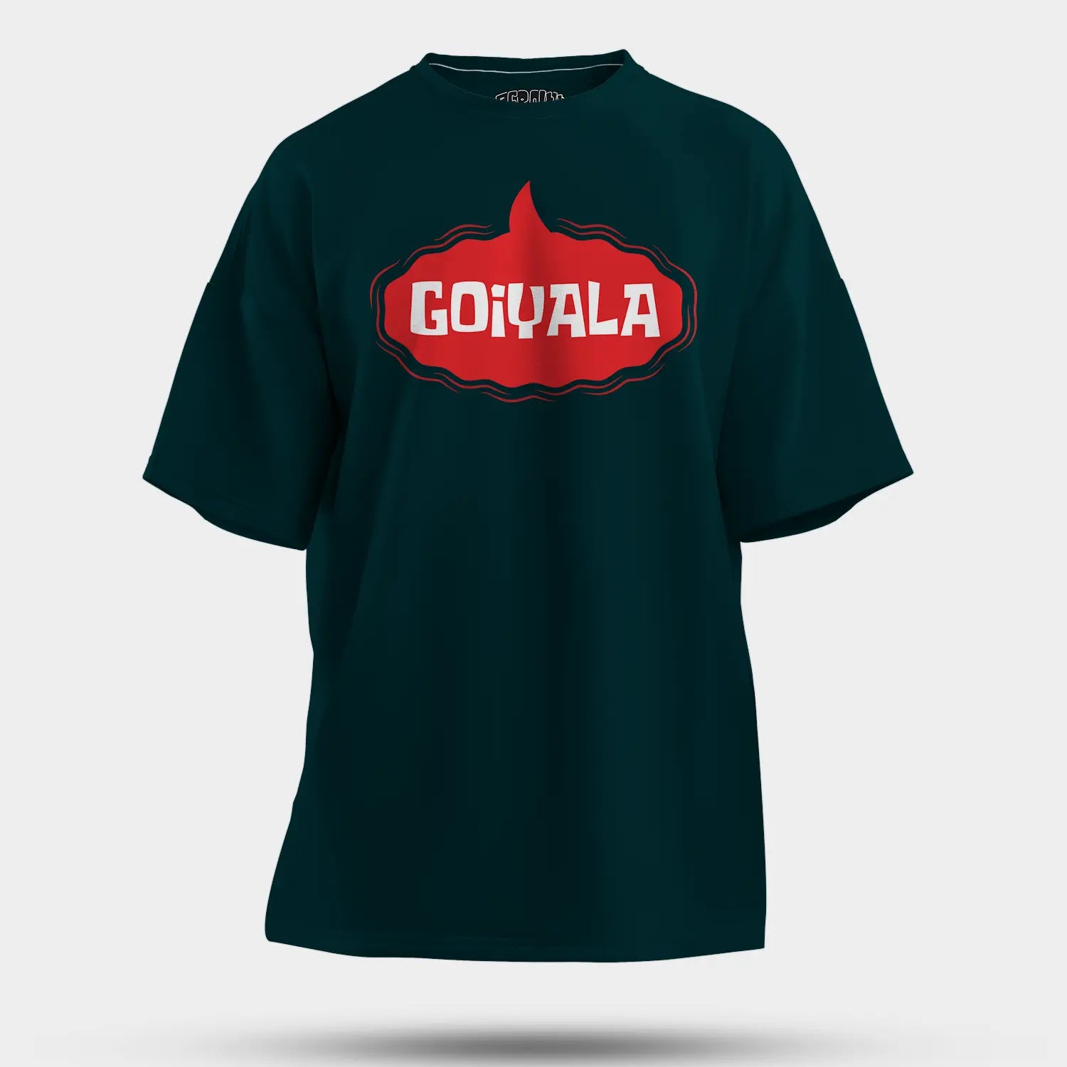 Goiyala Men/Unisex Oversized T-Shirt in Petrol Blue Color