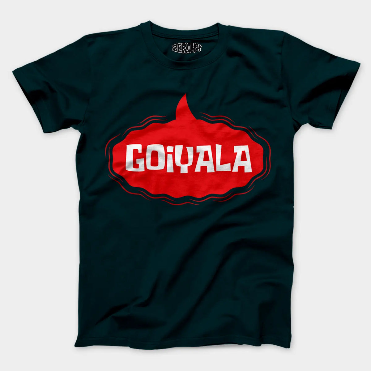 Goiyala Men/Unisex T-Shirt in Petrol Blue Color