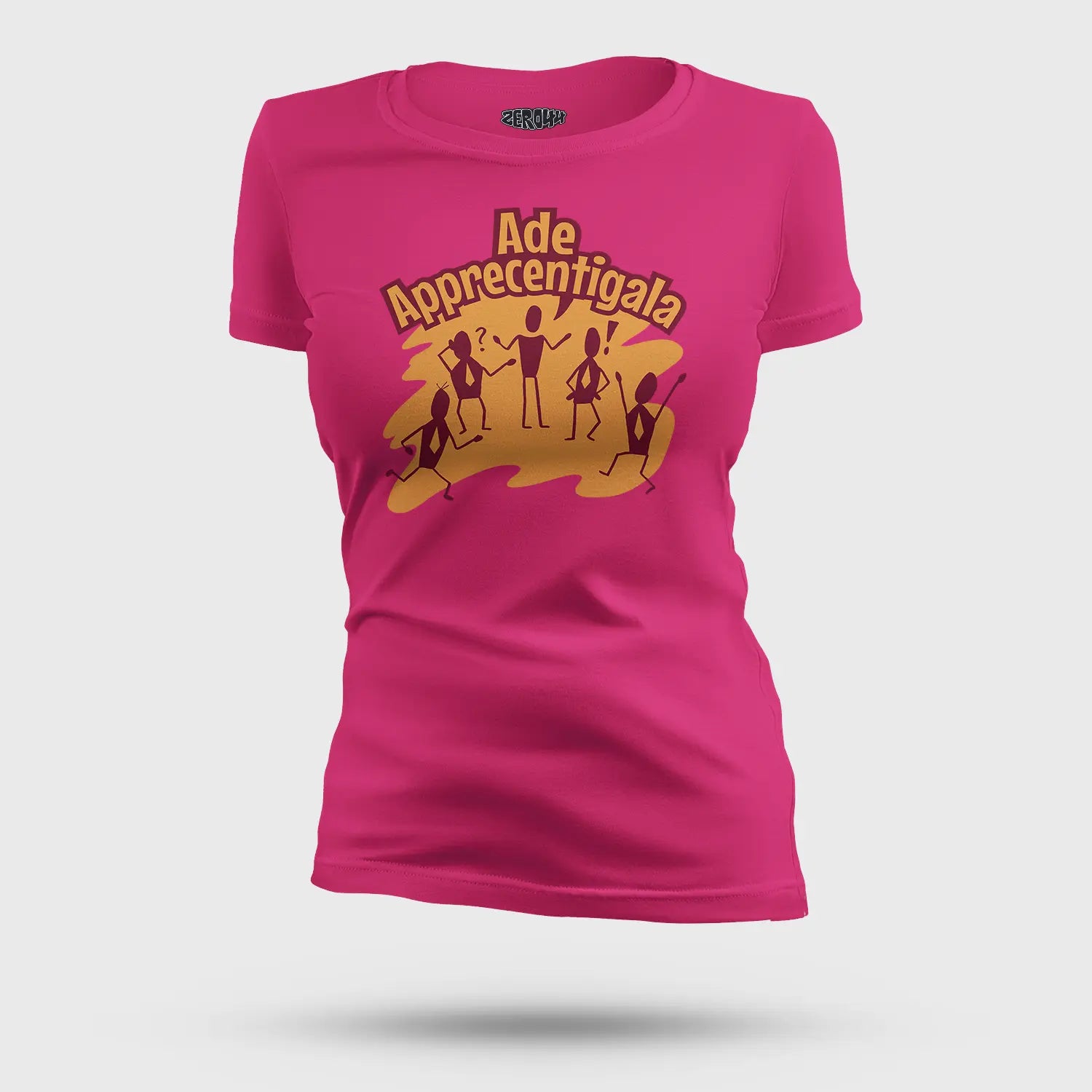 Ade Apprecentingala Women's T-Shirt in Pink Color