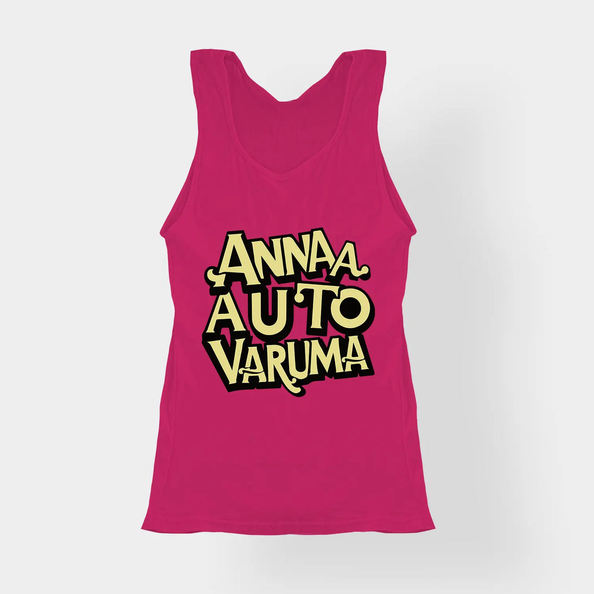 Anna Auto Varuma Women's Tank Top in Pink Color